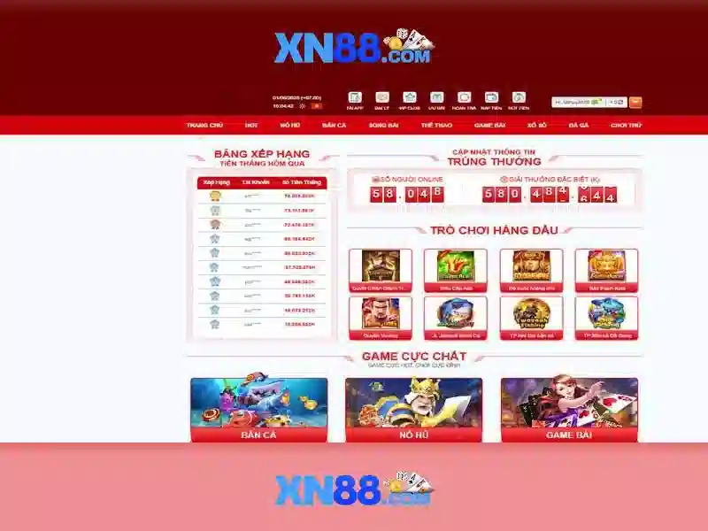 xn88: Tổng quan về nền tảng cá cược trực tuyến và trải nghiệm người chơi